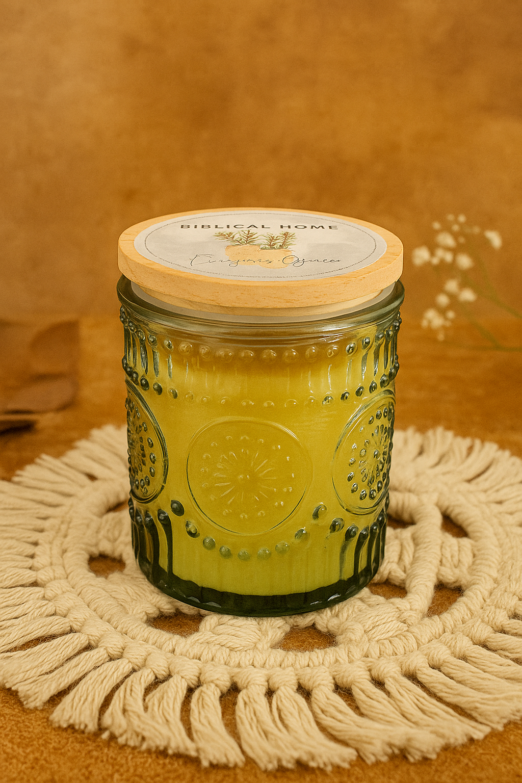 Evergreen Grace (Beeswax) 55-60 hour burn