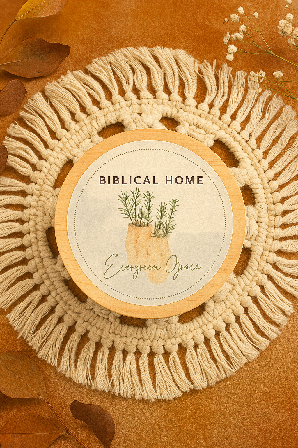 Evergreen Grace (Beeswax) 55-60 hour burn