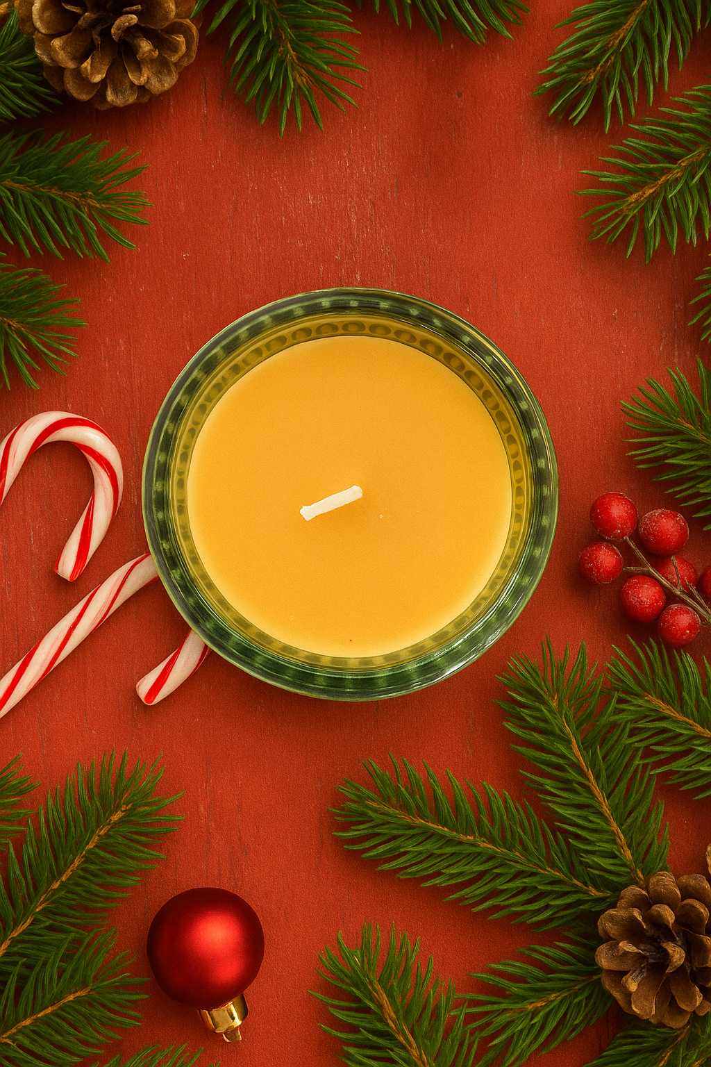 Evergreen Grace (Beeswax) 55-60 hour burn