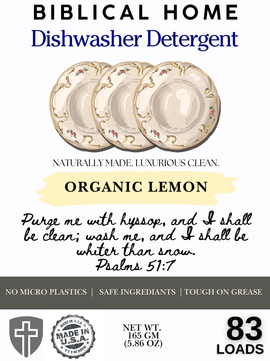 Lemon Dishwasher Detergent