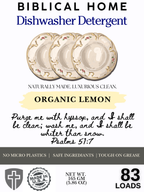 Lemon Dishwasher Detergent