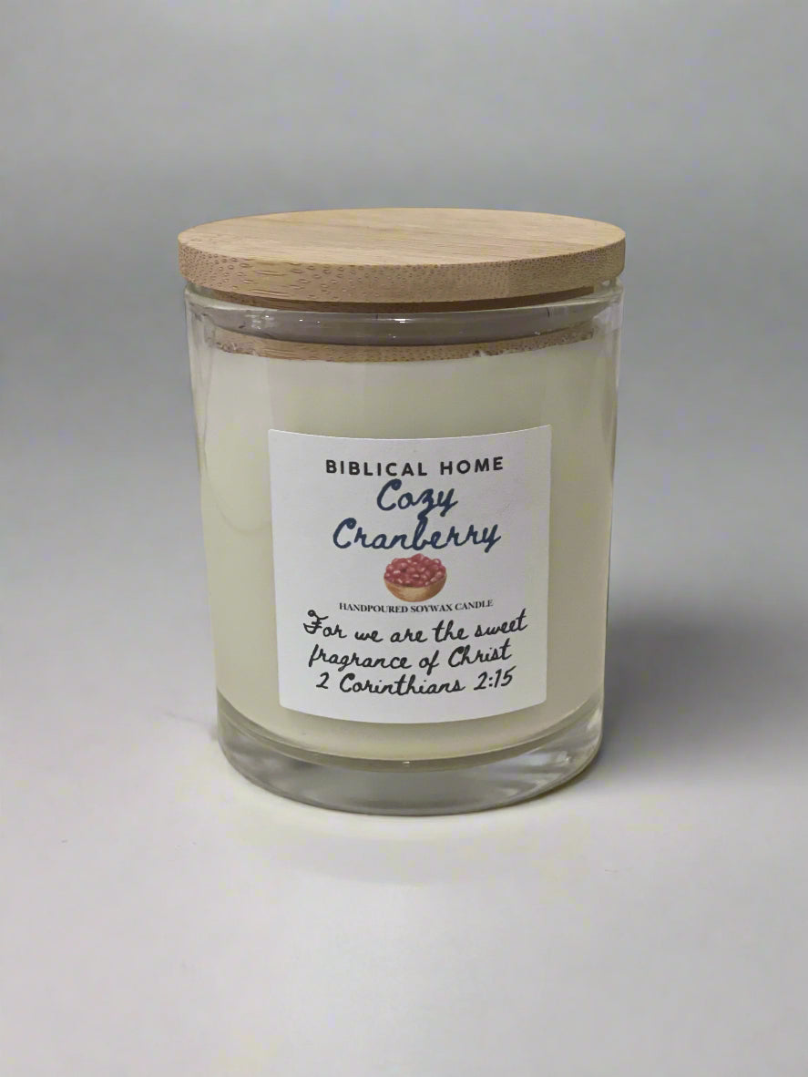 Cozy Cranberry Soy Wax Candle