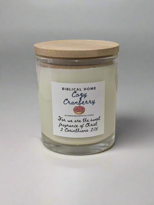 Cozy Cranberry Soy Wax Candle