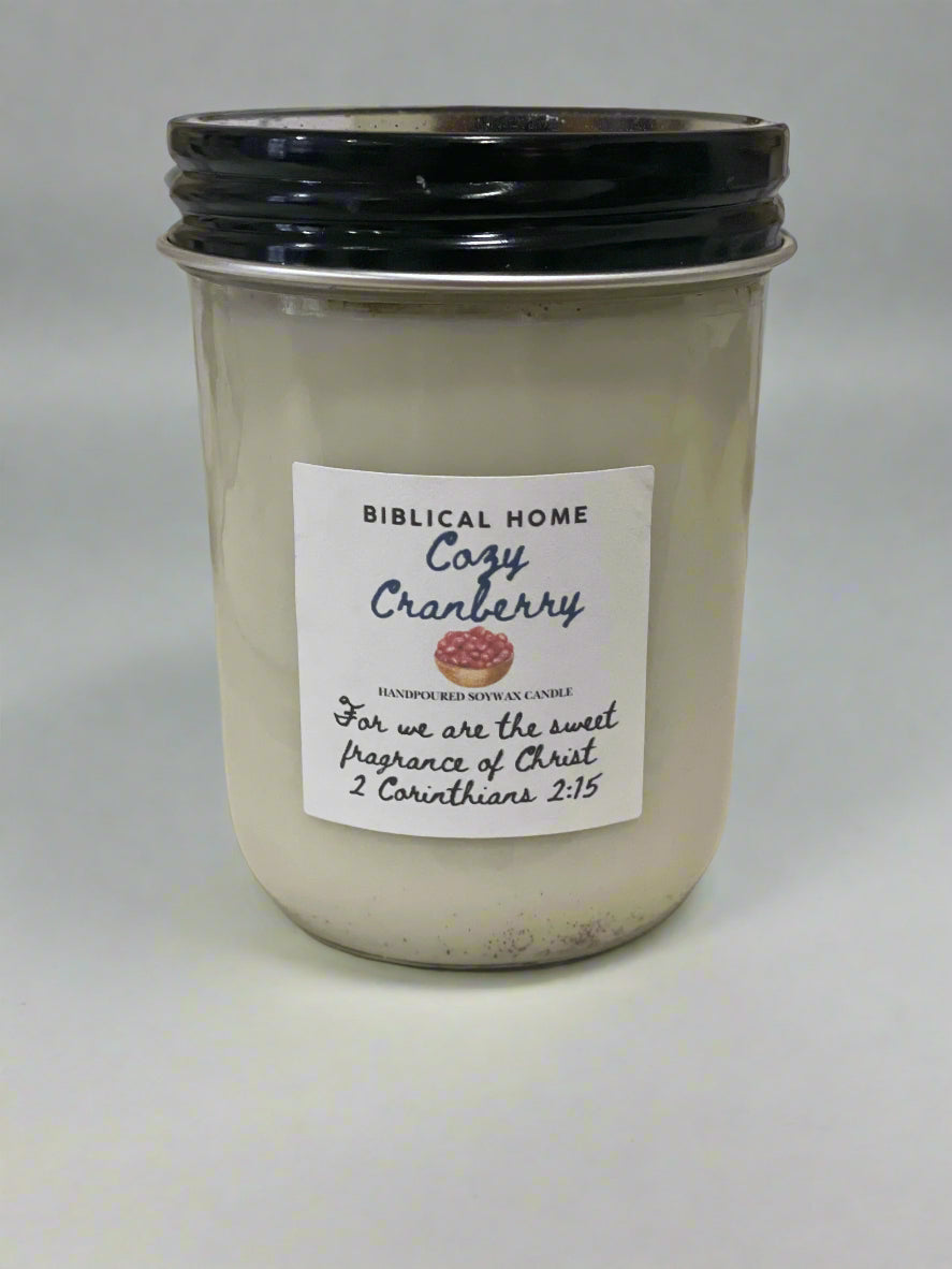 Cozy Cranberry Soy Wax Candle