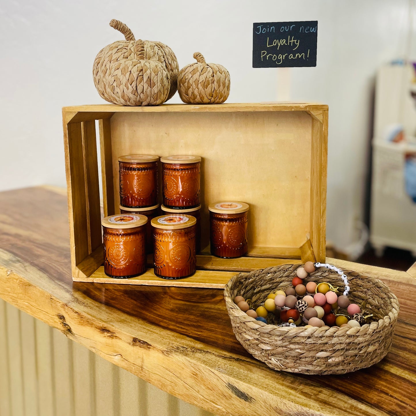 Pumpkin Spice Latte (Beeswax Candle)