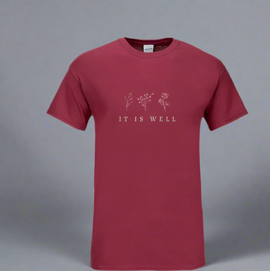 It is Well T-Shirt includes free journal and pen